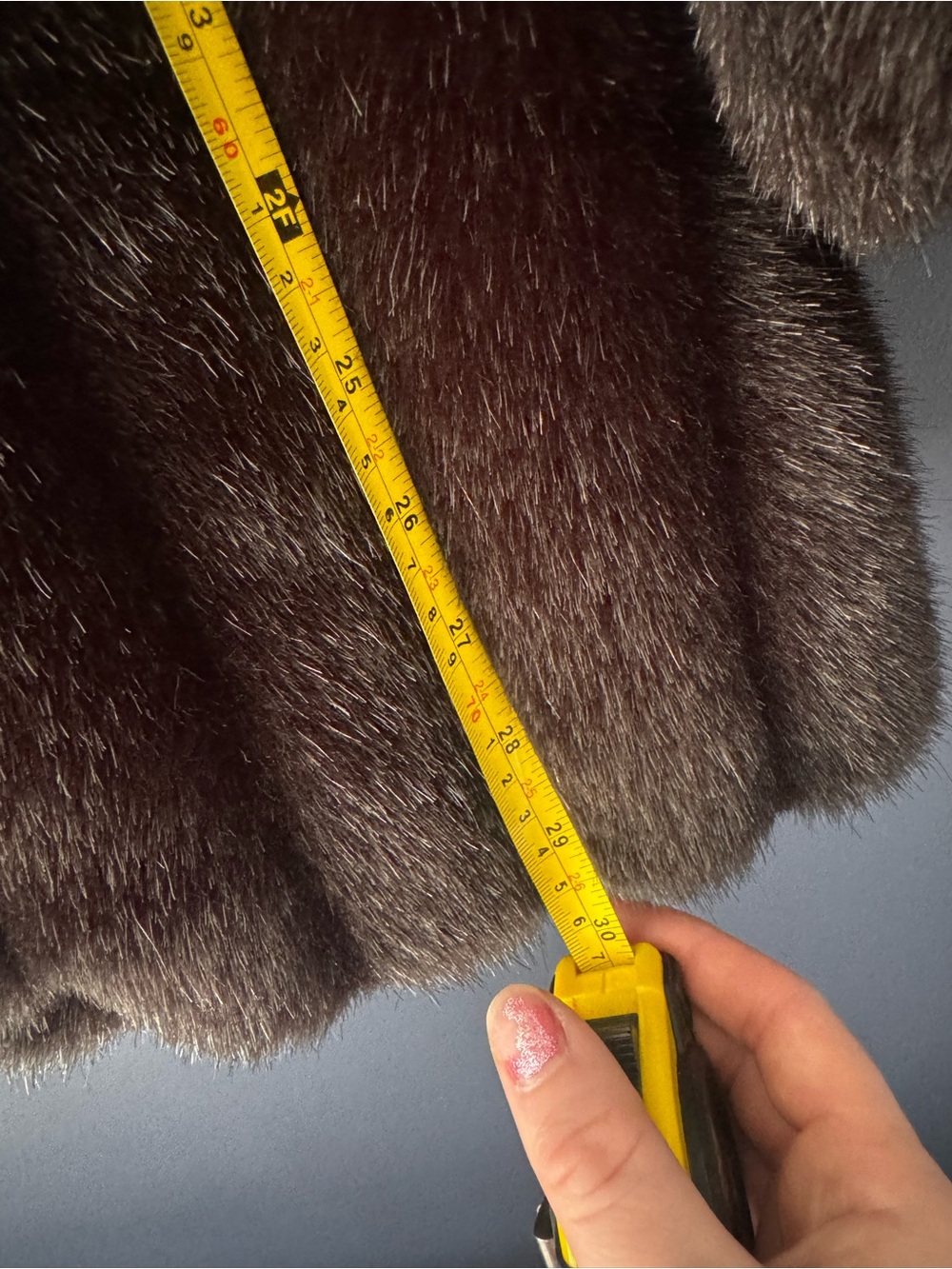 JORDACHE MOB WIFE Faux Fur Winter Jacket Old Money Button Front - Picture 10 of 11